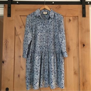 LIKE NEW TUCKERNUCK Floral Shirtdress Size Large